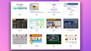 Screenshot from the Web Design Museum